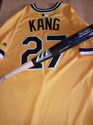 Name:  Jung Ho Kang 2016 gold backMarucci bat across number  tags game worn Pittsburgh Pirates jersey -.jpg
Views: 538
Size:  17.5 KB